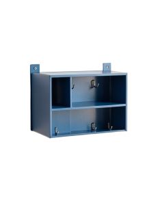 Elm Bridge Wall-Mounted Entryway Organizer Shelf - Blue (synthetic illustration; no displayed measurements)