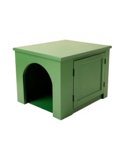Lake Bridge Empty Furniture-Style Litter Enclosure - Green (synthetic illustration; no displayed measurements)
