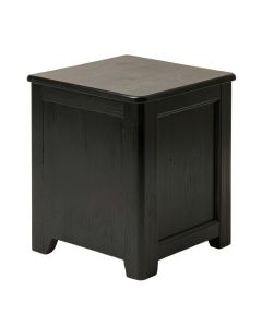 Reed Canyon Side Table - Black (synthetic illustration; no displayed measurements)