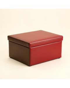 Vanwagoner Faux Leather Flip Top Storage Bench (synthetic illustration; no displayed measurements)