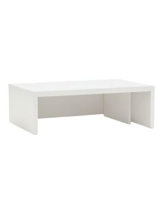 Aspen Crest Desktop Monitor Riser - White