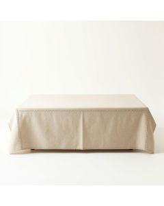 Summit Crest Flat Bed Sheet - Beige (synthetic illustration; no displayed measurements)