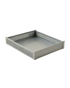 Alder Edge Empty Under-Desk Cable Tray - Gray