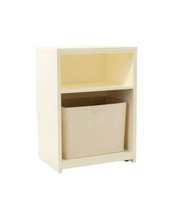 Ash Bluff Freestanding Pull-Out Hamper Cabinet - Cream (synthetic illustration; no displayed measurements)