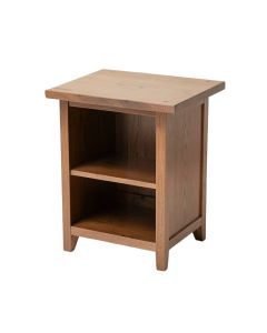 Drum End Table With Storage