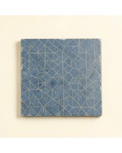 Rowan Bluff Uninstalled Square Decorative Tile - Blue (synthetic illustration; no displayed measurements)