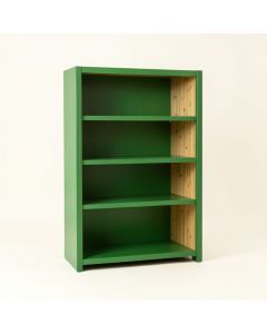 Aspen Arc Freestanding Bookcase (synthetic illustration; no displayed measurements)
