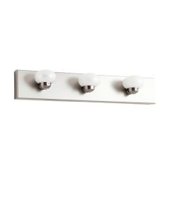 3-Light Dimmable Brushed Nickel Vanity Lighting Vanity Light (synthetic illustration; no displayed measurements)