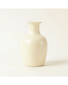 Clay Branch Empty Decorative Vase - Ivory (synthetic illustration; no displayed measurements)