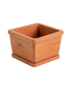 Vale Brook Empty Raised Planter - Terracotta