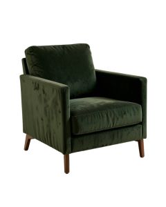 Moran 24.4 '' Wide Velvet Armchair (synthetic illustration; no displayed measurements)