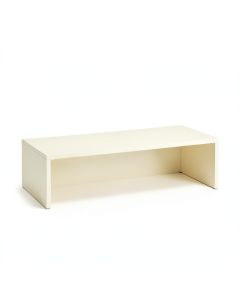 Shore Canyon Desktop Monitor Riser - Ivory (synthetic illustration; no displayed measurements)