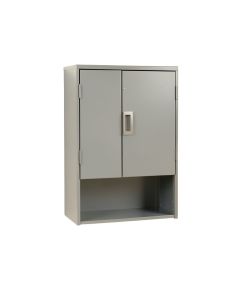 Hill Bend Wall-Mounted Laundry Cabinet - Gray (synthetic illustration; no displayed measurements)