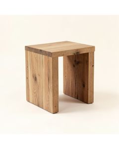 Winkleman Recycled Teak End Table (synthetic illustration; no displayed measurements)