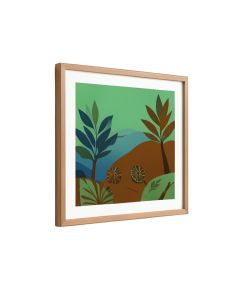 Summer 5 Framed Graphic Art On Wrapped Canvas