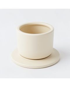 Cove Branch Empty Candle Holder - Cream (synthetic illustration; no displayed measurements)