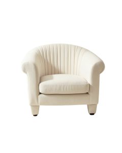 Lake Branch Upholstered Armchair - Ivory (synthetic illustration; no displayed measurements)