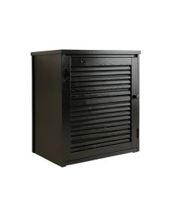 Hazel Bend Wall-Mounted Laundry Cabinet - Black (synthetic illustration; no displayed measurements)