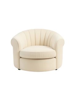 Rowan Bluff Upholstered Armchair - Cream (synthetic illustration; no displayed measurements)