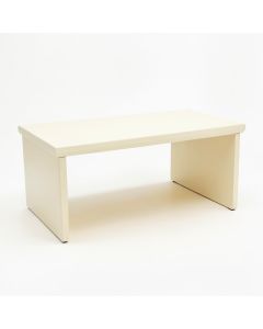 Elm Bluff Desktop Monitor Riser - Ivory (synthetic illustration; no displayed measurements)