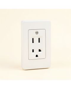 Surge Protector Wall Mounted Outlet (synthetic illustration; no displayed measurements)