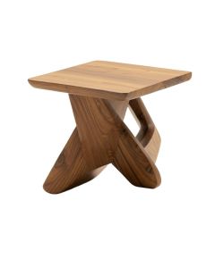Christensen Solid Wood Abstract End Table (synthetic illustration; no displayed measurements)
