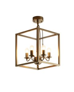Kowalewski 4 - Light Lantern Square Chandelier