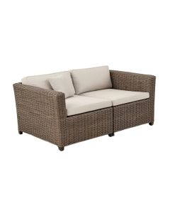 Jermiah 77.2 '' Wide Outdoor Wicker Right Hand Facing Patio Sectional Cushions (synthetic illustration; no displayed measurements)
