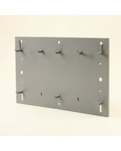 Flint Crossing Empty Wall-Mounted Tool Organizer Panel - Gray (synthetic illustration; no displayed measurements)