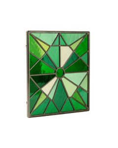 Starburst Window Panel (synthetic illustration; no displayed measurements)
