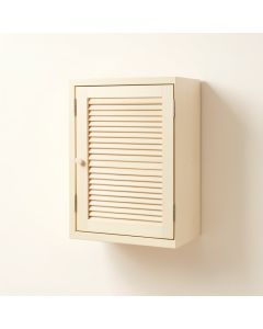 Juniper Branch Wall-Mounted Laundry Cabinet - Ivory (synthetic illustration; no displayed measurements)
