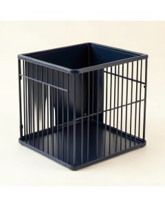 Clay Falls Empty Furniture-Style Pet Crate - Navy (synthetic illustration; no displayed measurements)