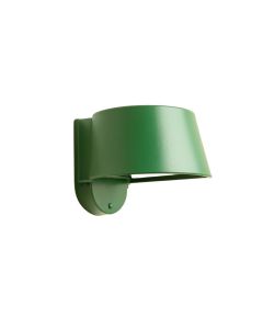 Wren Canyon Wall Sconce Mounted On A Plain Wall - Green