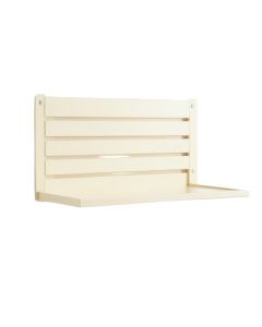 Holly Crest Wall-Mounted Entryway Organizer Shelf - Ivory (synthetic illustration; no displayed measurements)