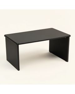 Hazel Dell Desktop Monitor Riser - Black (synthetic illustration; no displayed measurements)