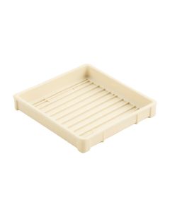 Moss Bridge Empty Under-Desk Cable Tray - Cream (synthetic illustration; no displayed measurements)