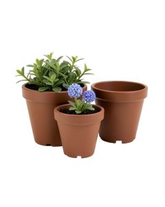 Trym 3 - Piece Water Hyacinth , Steel , And Plastic Pot Planter Set (synthetic illustration; no displayed measurements)