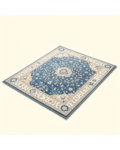 Katie Oriental Blue/Ivory Area Rug (synthetic illustration; no displayed measurements)