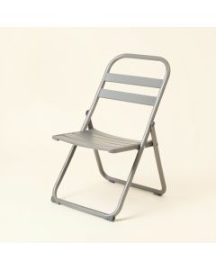 Bay Branch Folding Outdoor Chair - Gray (synthetic illustration; no displayed measurements)