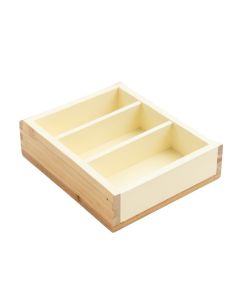 Sage Branch Empty Pantry Drawer Organizer Insert - Cream