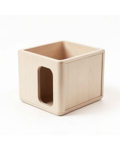 Cliff Falls Empty Furniture-Style Litter Enclosure - Beige (synthetic illustration; no displayed measurements)