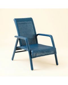 Spruce Crest Outdoor Lounge Chair - Blue (synthetic illustration; no displayed measurements)