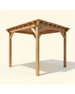 10 Ft. W X 12 Ft. D Solid Wood Pergola (synthetic illustration; no displayed measurements)