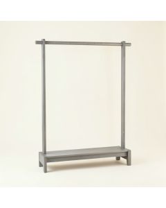 Rowan Brook Empty Garment Rack - Gray (synthetic illustration; no displayed measurements)
