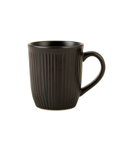 Oak Arc Ceramic Mug - Black