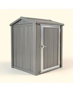 Garden Plastic/Metal Storage Shed (synthetic illustration; no displayed measurements)