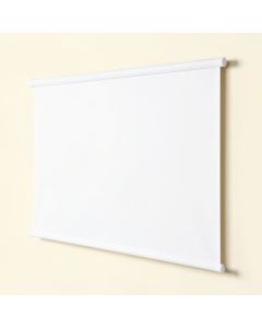 White 66.2 '' X 117.2 '' Manual Wall/Ceiling Mounted Projector Screen (synthetic illustration; no displayed measurements)