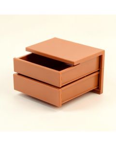 Hazel Arc Small-Parts Storage Drawer Cabinet (synthetic illustration; no displayed measurements)