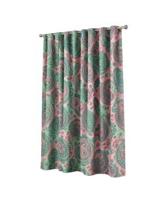 Abstract Paisley Semi-Sheer Single Curtain Panel