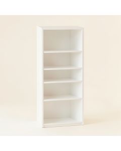 Oak Dale Narrow Cubby Tower - White (synthetic illustration; no displayed measurements)